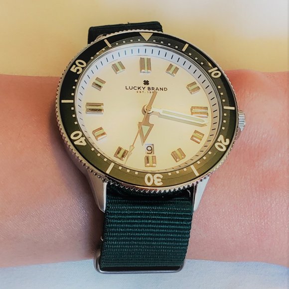 Lucky Brand Green Wrap Watch